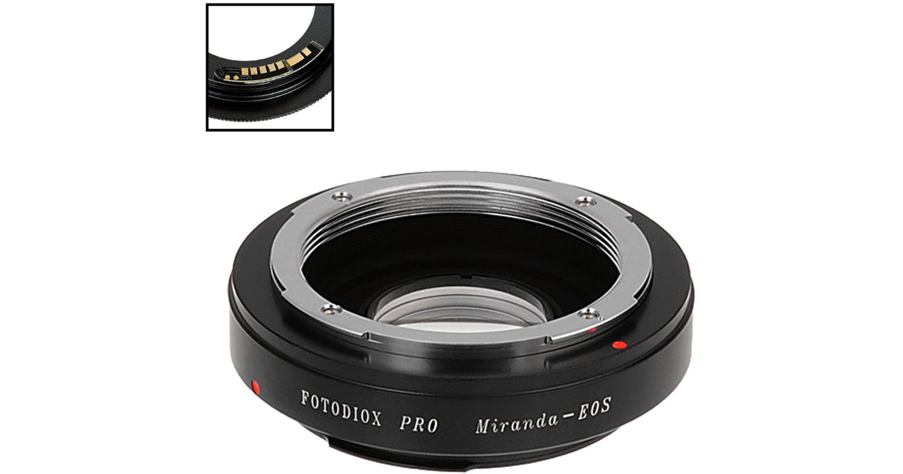 Anello Adattatore Fotodiox Per Obiettivi Nikon Su Fotocamere Canon EOS - In Alluminio Anodizzato, Garanzia 24 Mesi