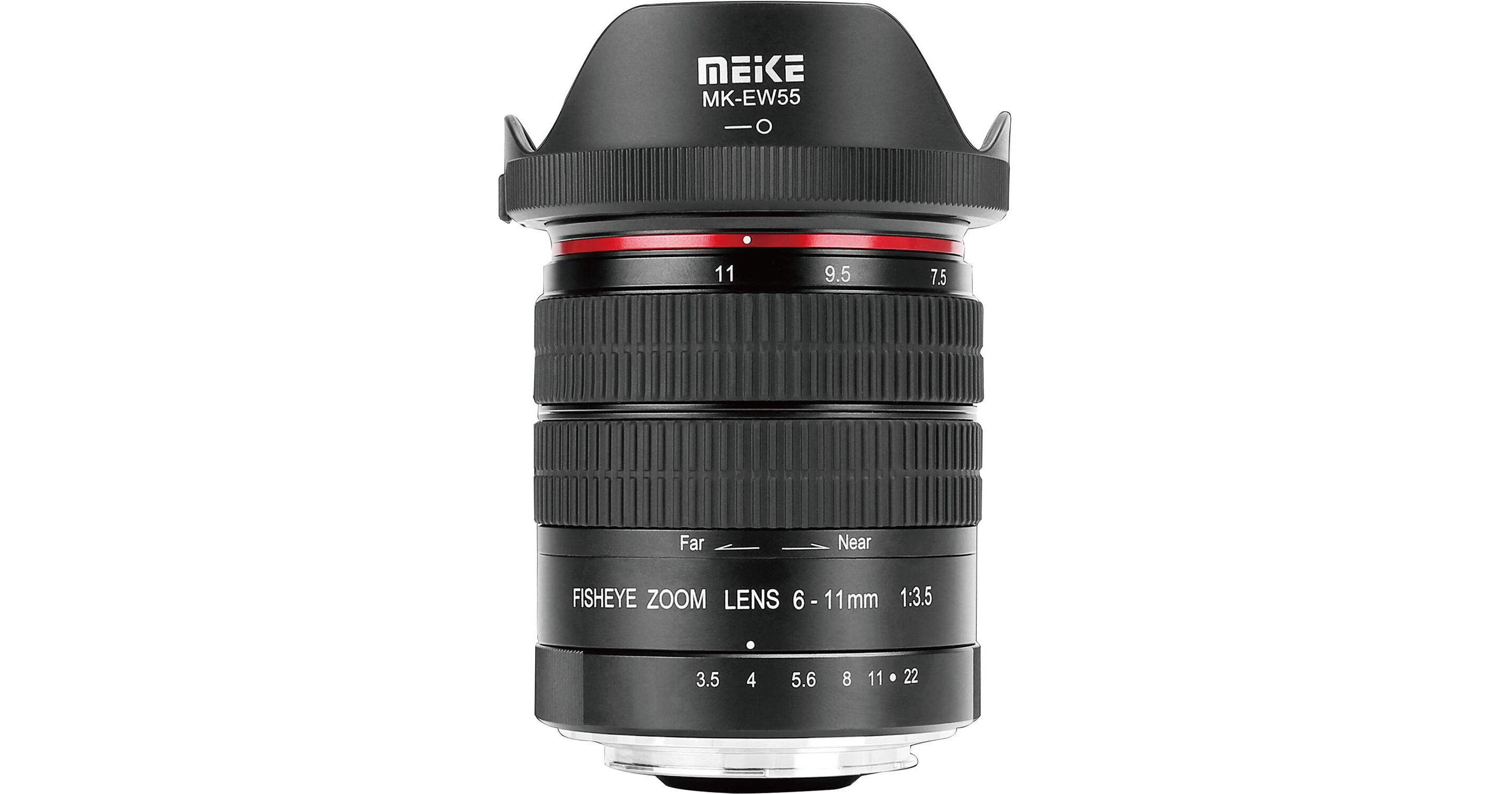 Meike MK-6-11mm f/3.5 Fisheye Lens for Nikon F MK6-11F3.5NIKDSLR