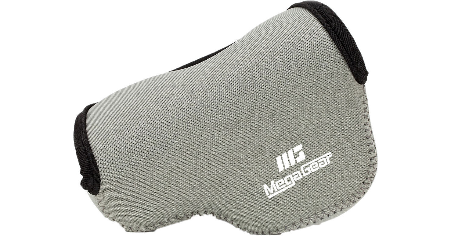 MegaGear Ultralight Neoprene Case for Sony Alpha NEX-5R/5N/5 with 16-50mm  (Gray)