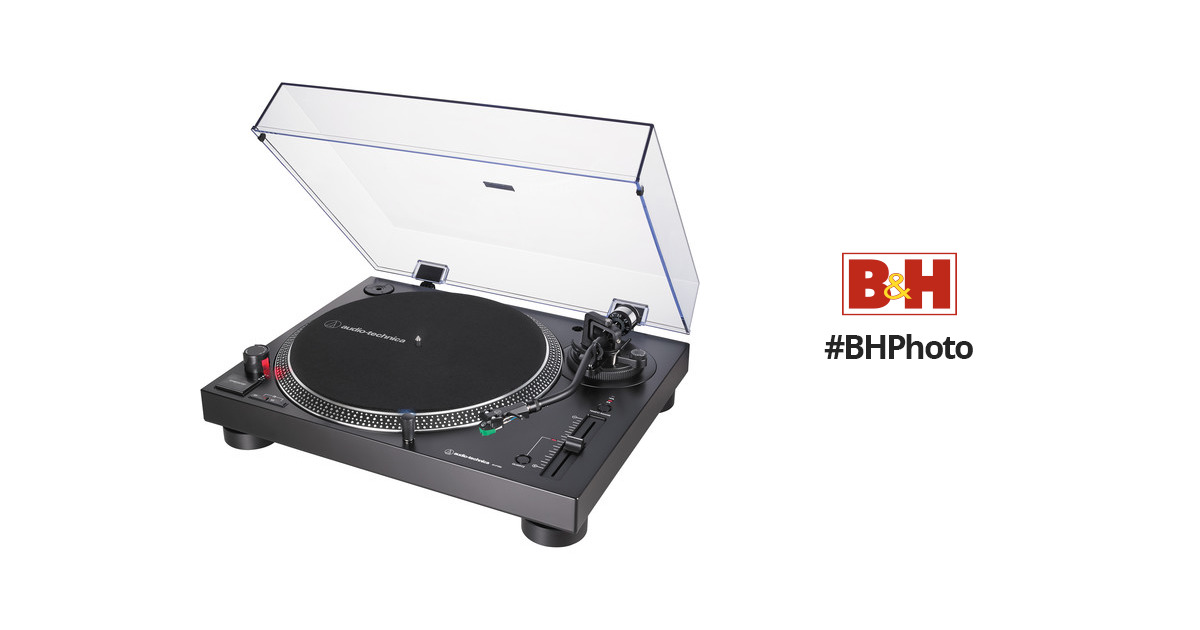 Audio-Technica AT-LP60 DJ Turntable & Mixer Starter B&H Kit B&H