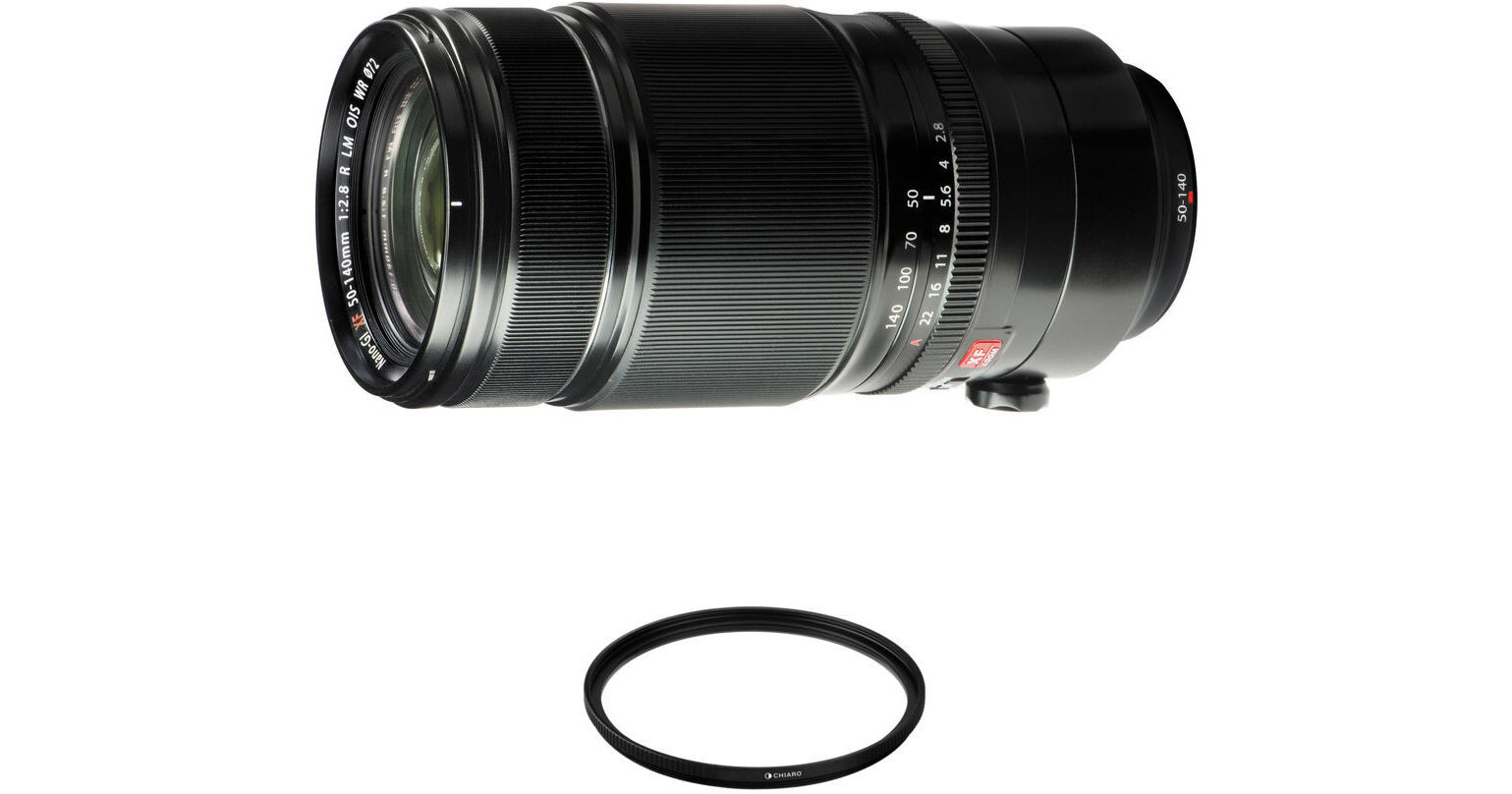 FUJIFILM XF 50-140mm f/2.8 R LM OIS WR Lens with UV Filter Kit