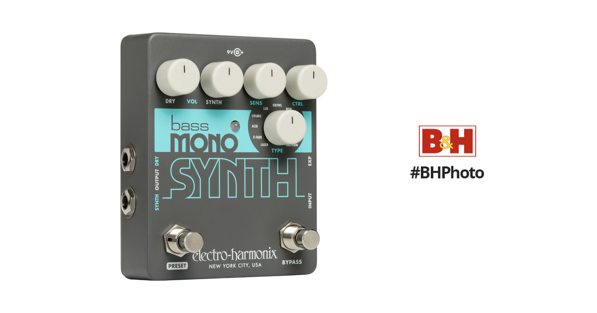 Electro-Harmonix Bass Mono Synth Pedal BASS MONO SYNTH B&H Photo