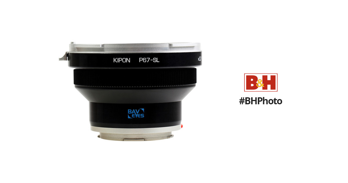 KIPON Baveyes 0.7x Lens Mount Adapter for Pentax 6x7 Lens to Leica L-Mount  Camera