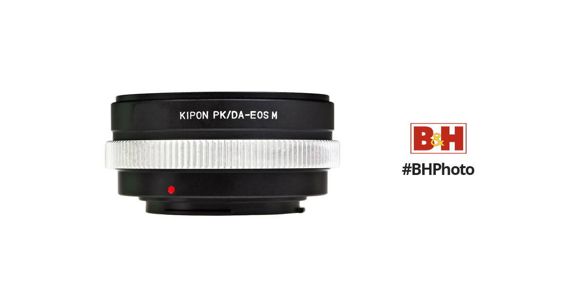 KIPON Lens Mount Adapter for Pentax K-Mount Lens to Canon EF-M Camera