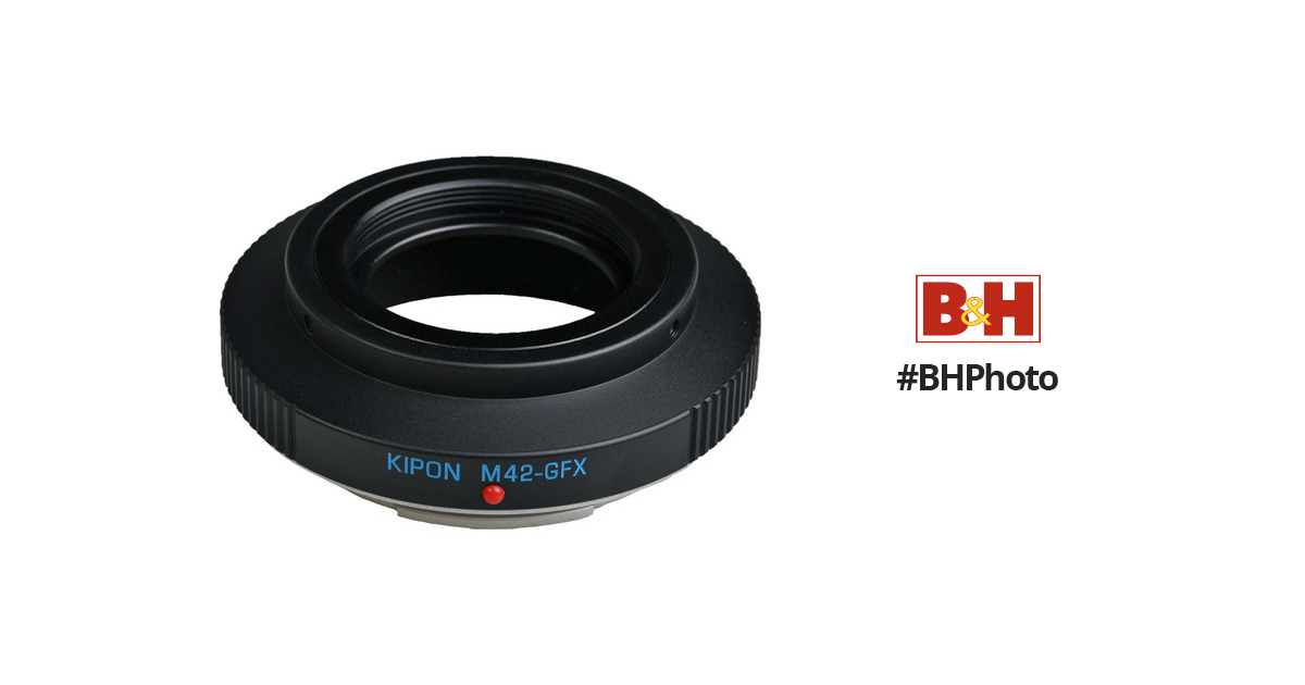 KIPON Lens Mount Adapter for M42 Lens to FUJIFILM GFX Camera