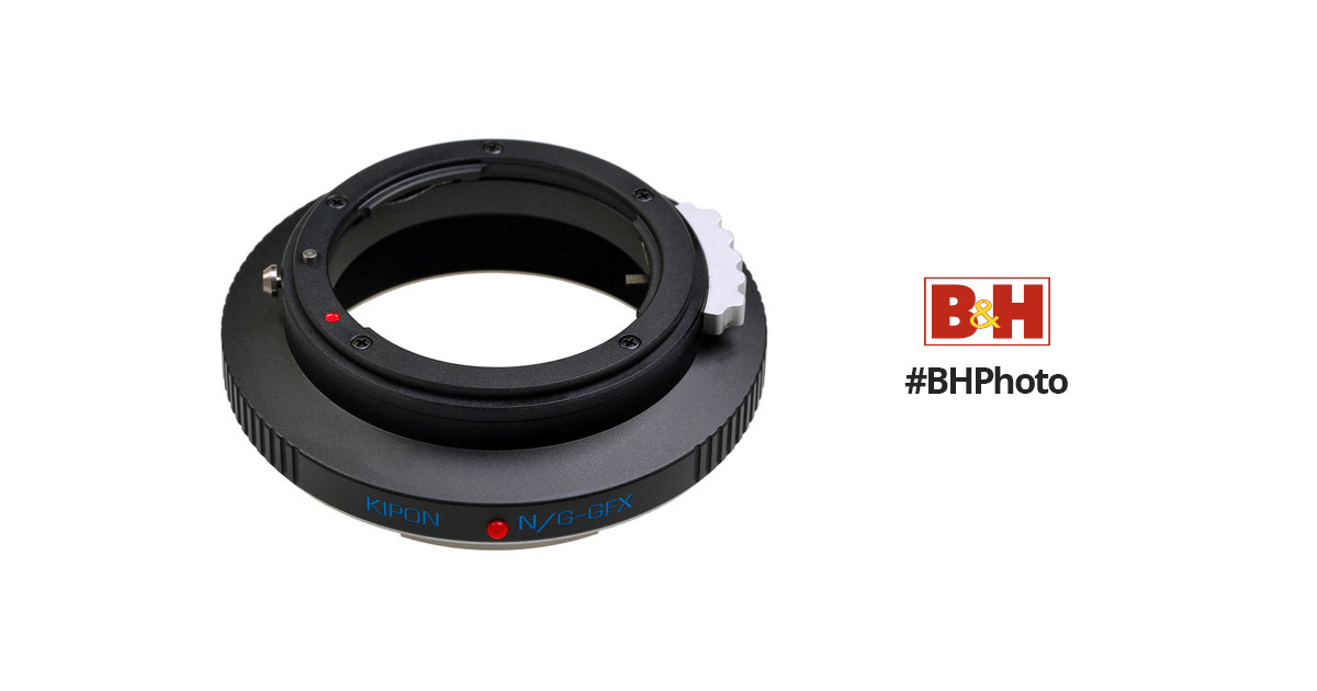 KIPON Lens Adapter for Nikon G Lens to FUJIFILM GFX Camera