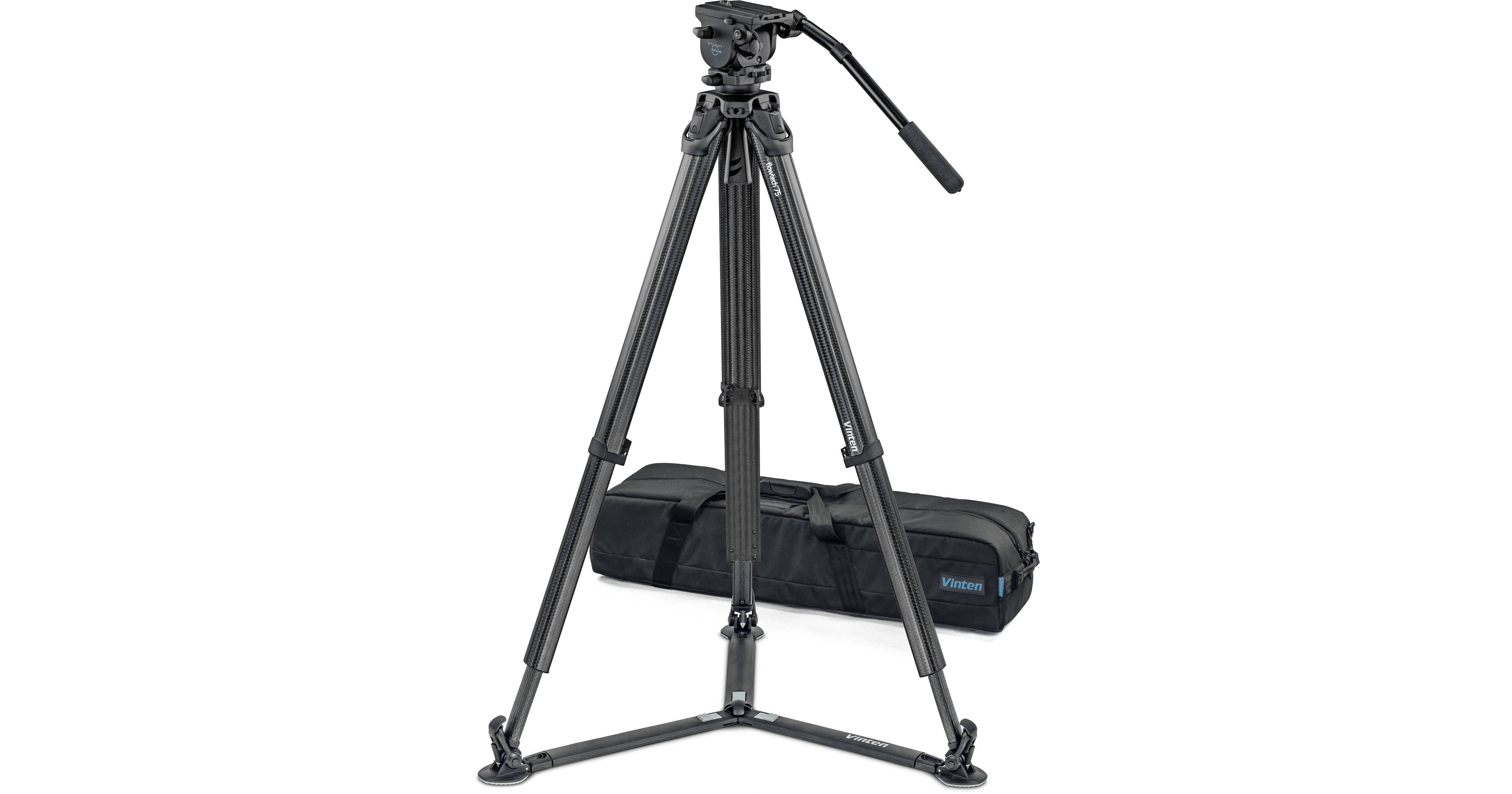 Vinten System Vision blue FT GS Head, Tripod, and Ground Spreader Kit