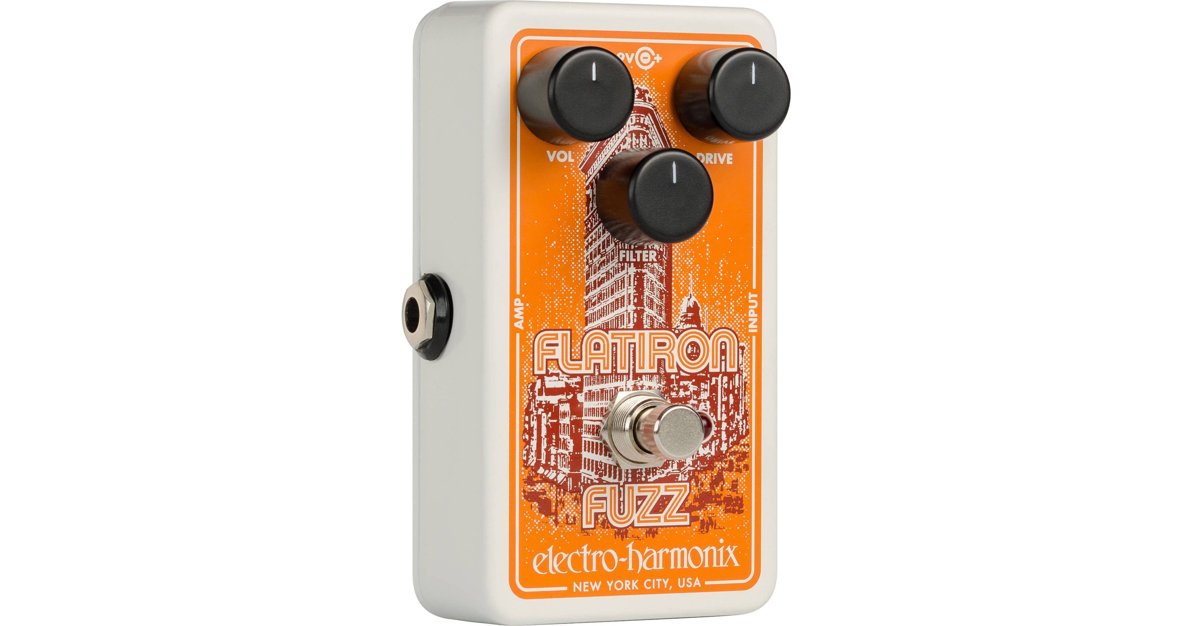 Electro-Harmonix Flatiron Fuzz Distortion Pedal FLATIRON B&H