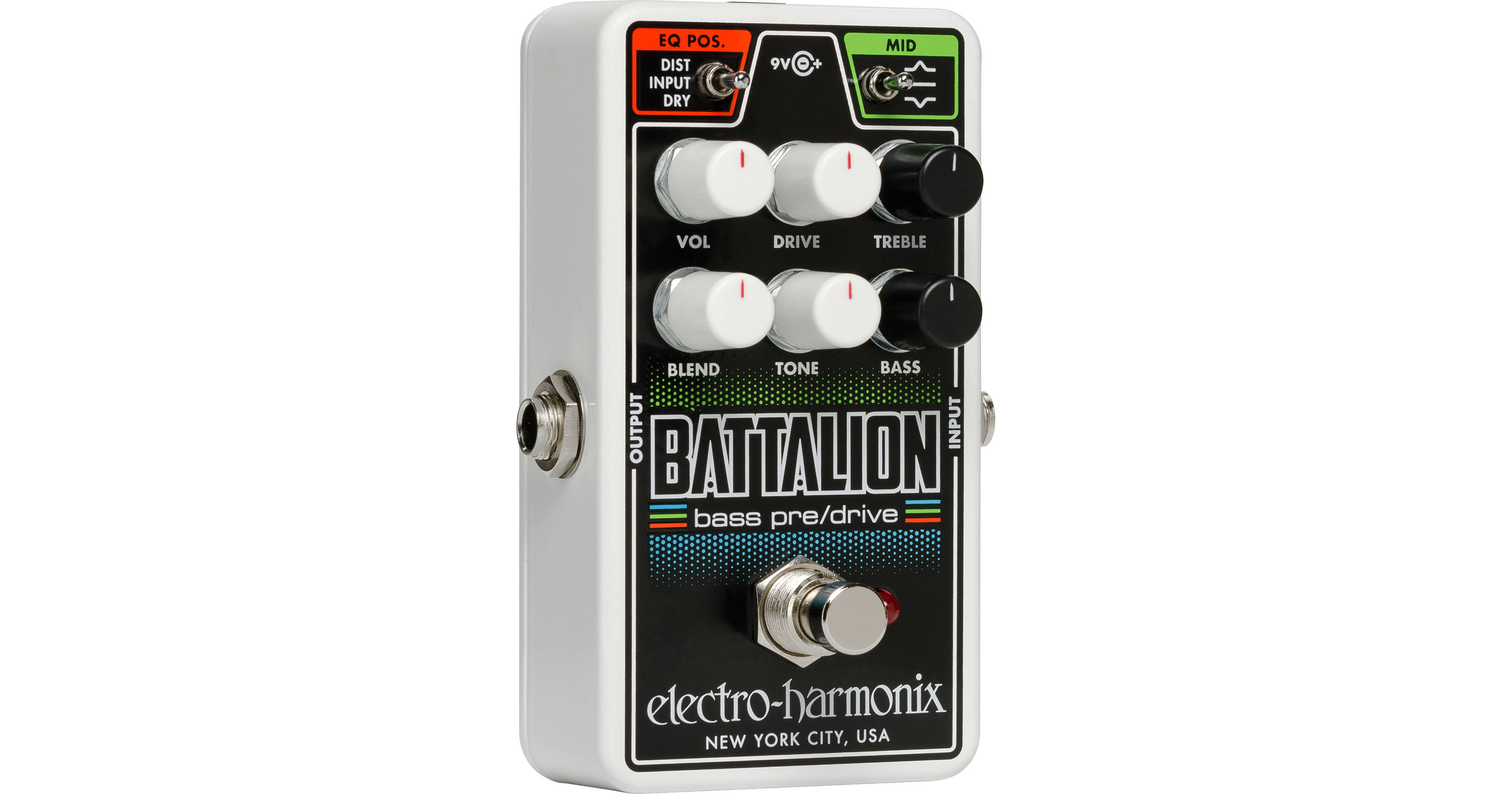 Electro-Harmonix Nano Battalion Bass Preamp and Overdrive Pedal