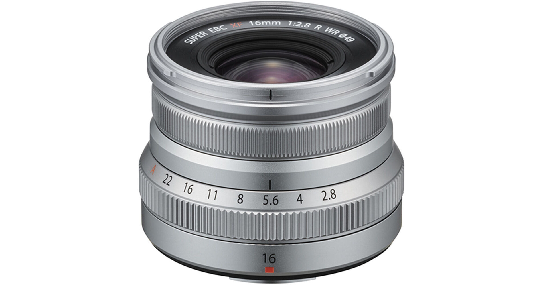 FUJIFILM XF 16mm f/2.8 R WR Lens (Silver)