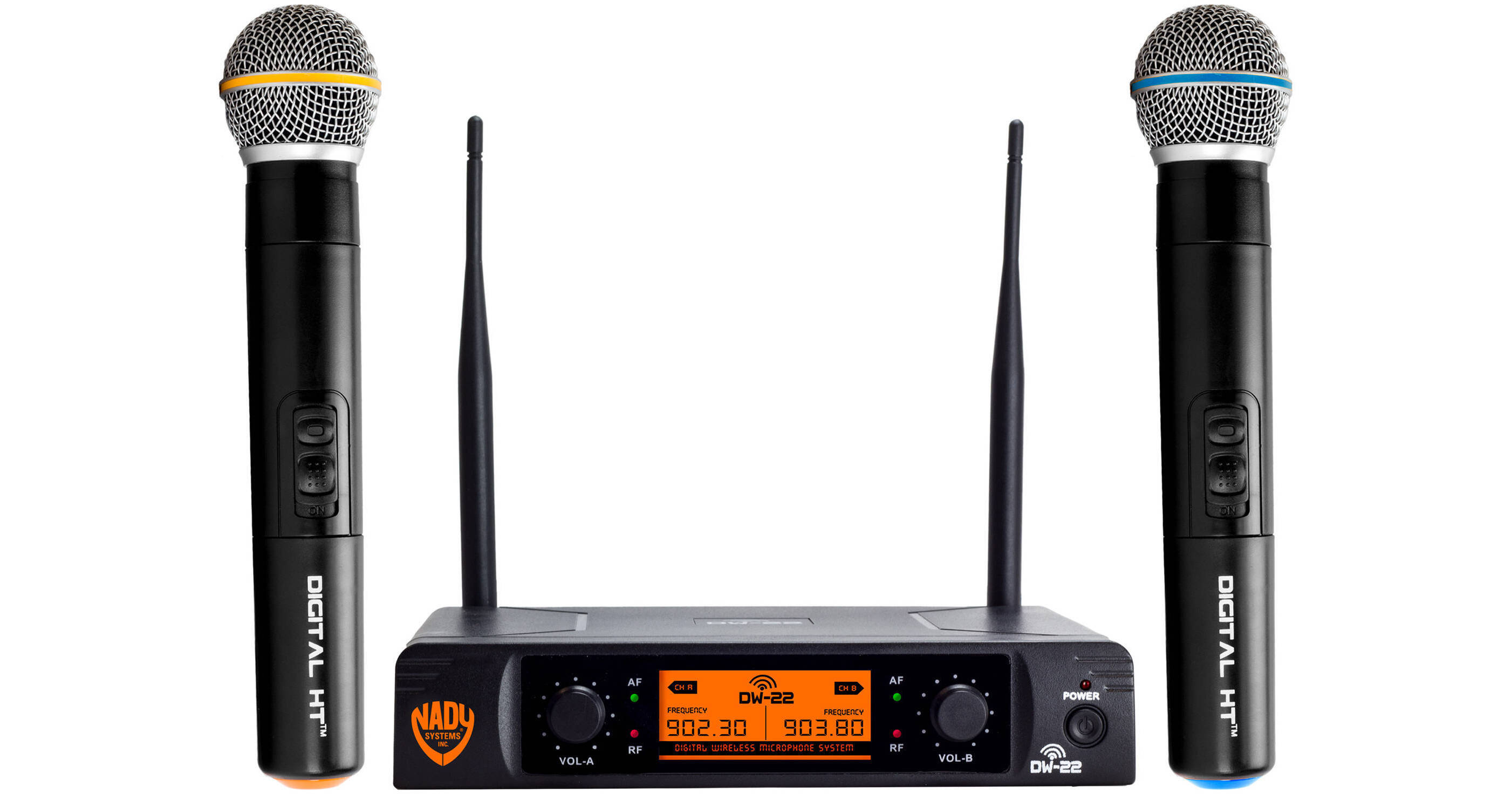 Nady DW 22 HTHT Digital Wireless Microphone System Dual