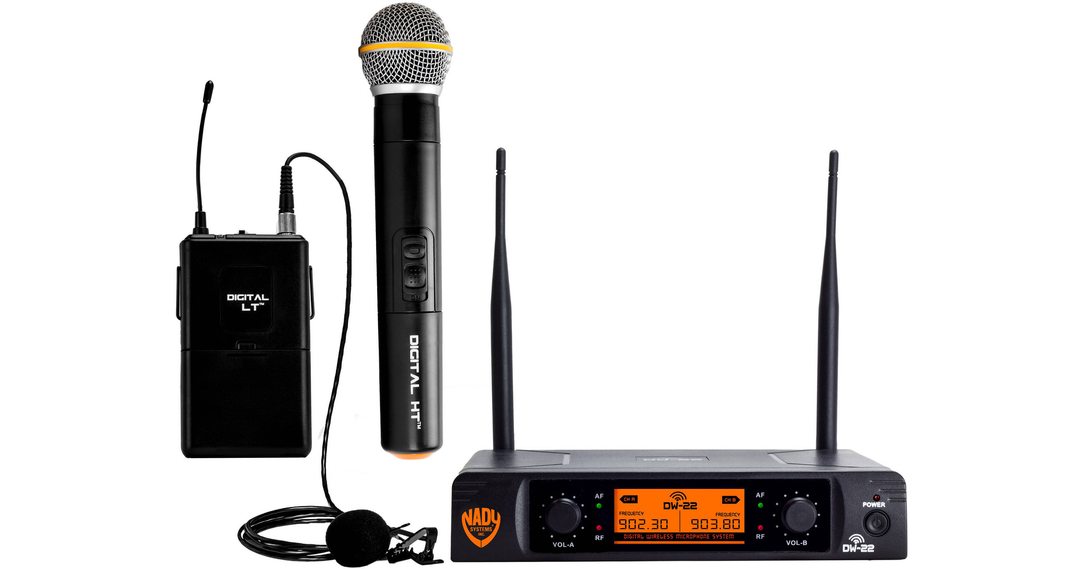 Nady Nady DW 22 HTLT Digital Wireless Microphone DW 22 HTLT B H