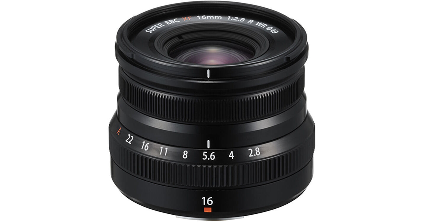 FUJIFILM XF 16mm f/2.8 R WR Lens (Black)