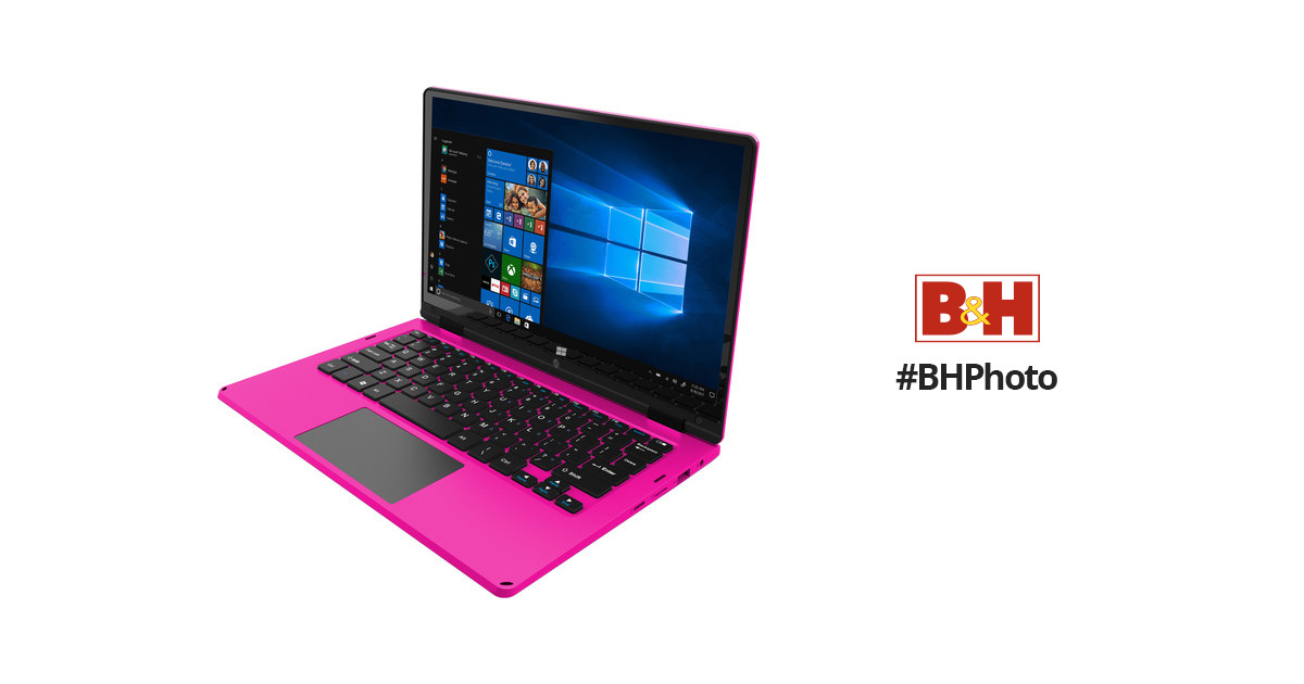 Ematic 116 2 In 1 Laptop Pink Ewt117pn Bandh Photo Video 2033