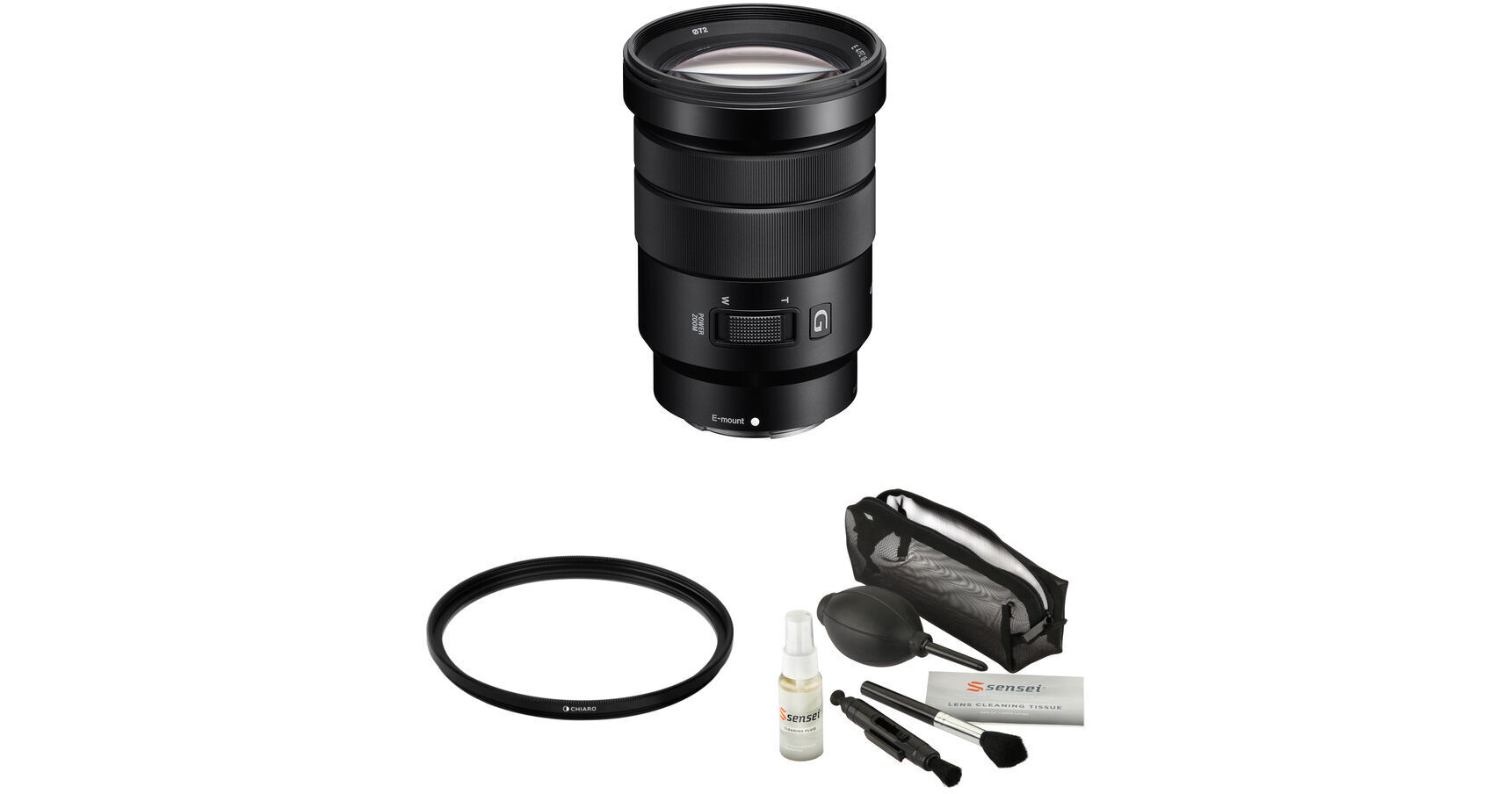 Sony E PZ 18-105mm f/4 G OSS Lens with UV Filter Kit