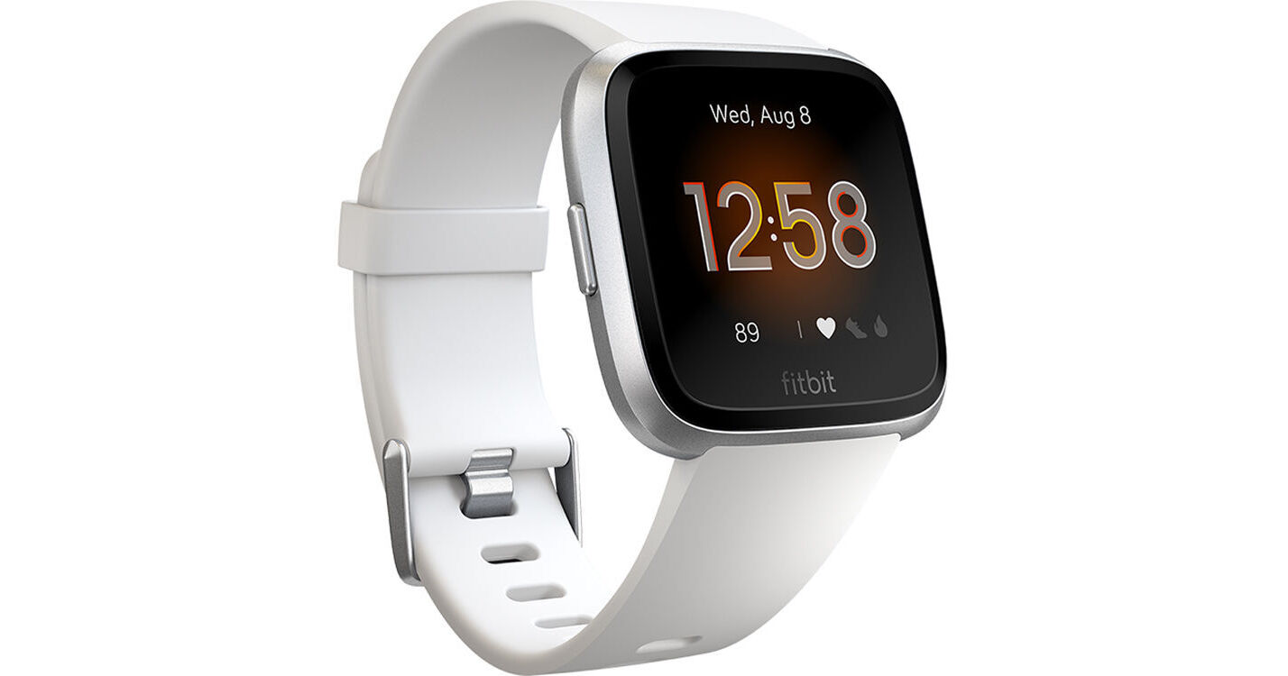 white fitbit versa