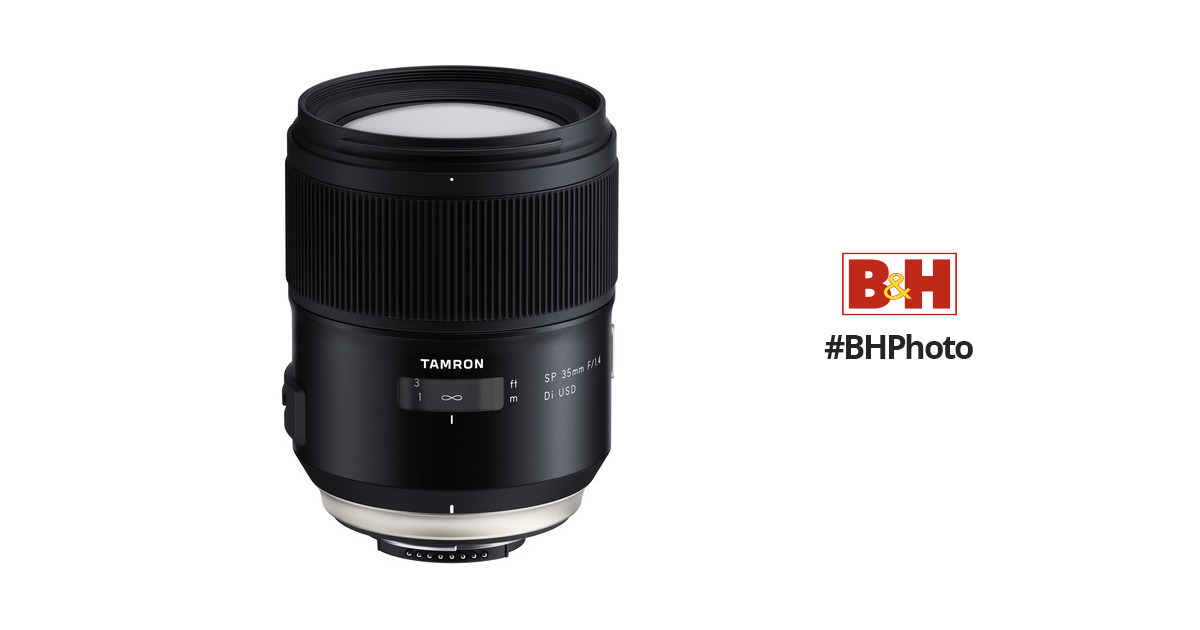 Tamron SP 35mm f/1.4 Di USD Lens for Canon EF AFF045C-700 B&H