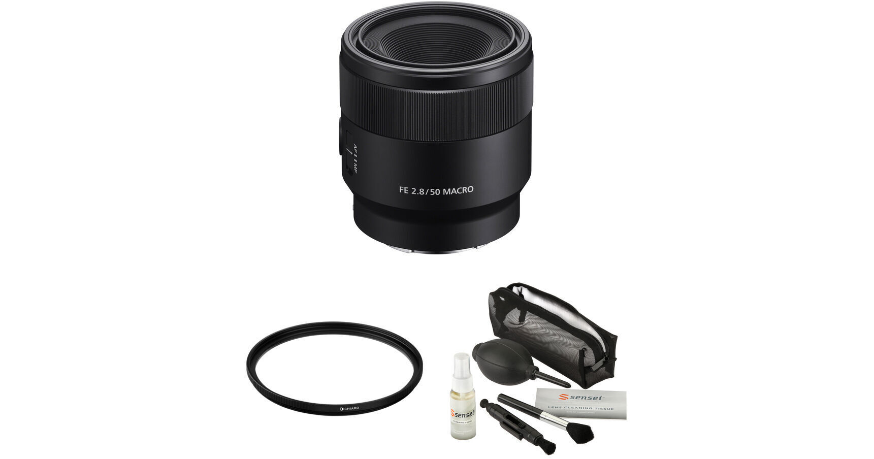 Sony FE 50mm f/2.8 Macro Lens with Lens Care Kit B&H Photo Video