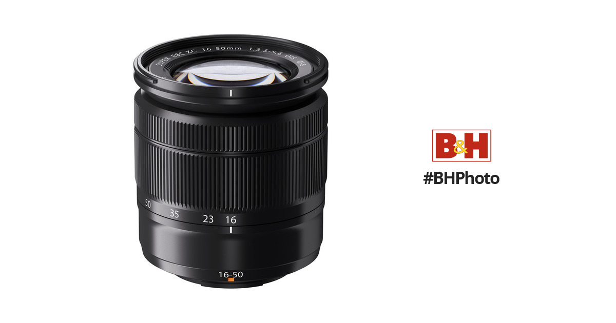 FUJIFILM XC 16-50mm f/3.5-5.6 OIS II Lens (Black) 16460733 Bu0026H