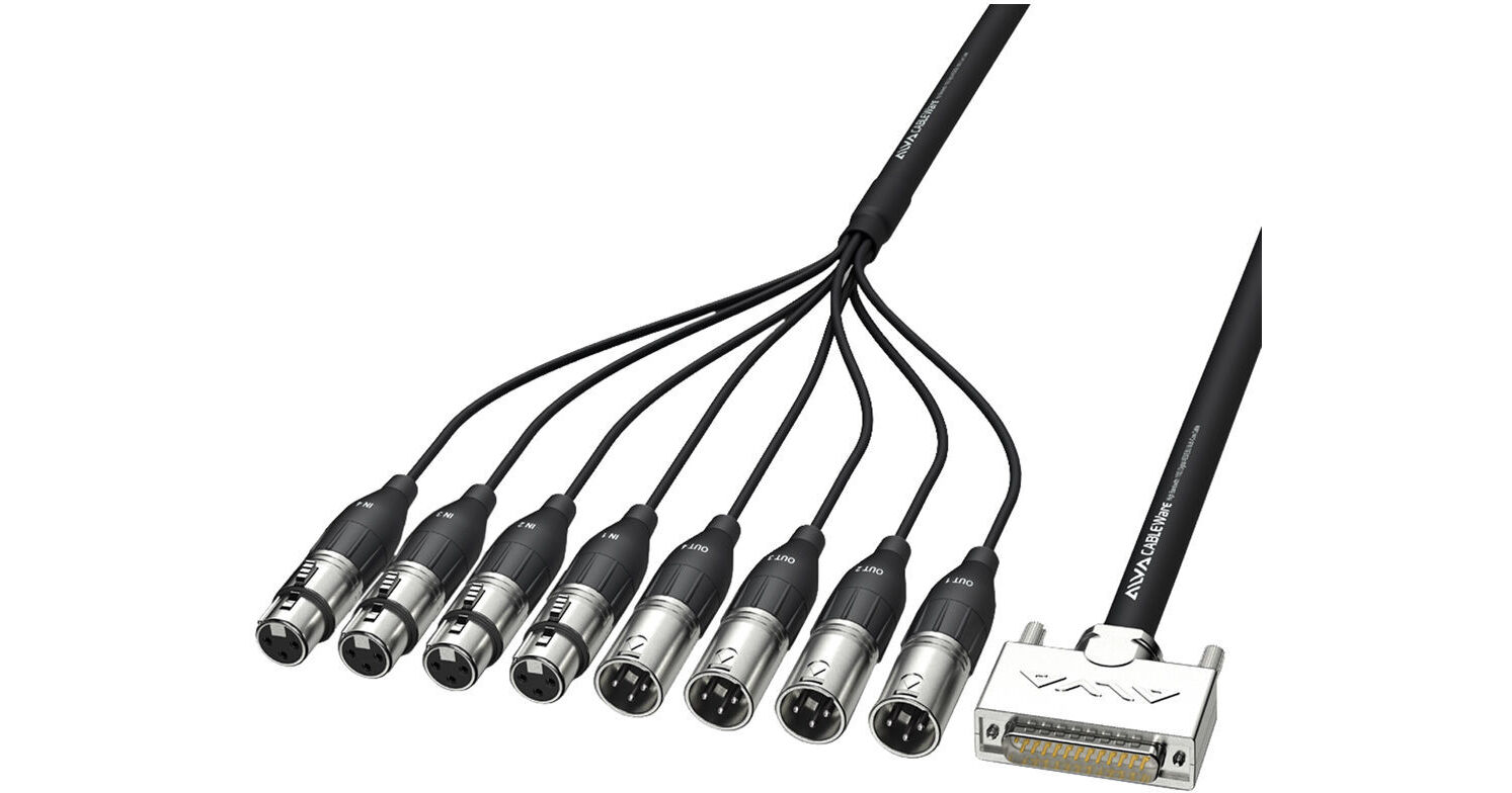 ALVA Digital BreakoutCable, ProSeries, 3'3"(1M) AES254F4MPRO1