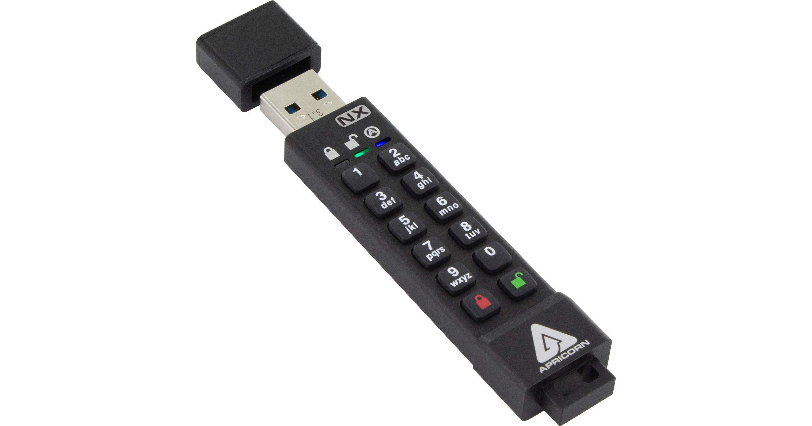 Apricorn Aegis Secure Key 3NX Encrypted USB 3.1 Gen