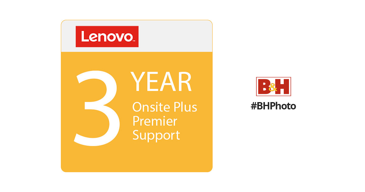 Lenovo 3-Year Premier Support 5WS0N07749 BH Photo Video