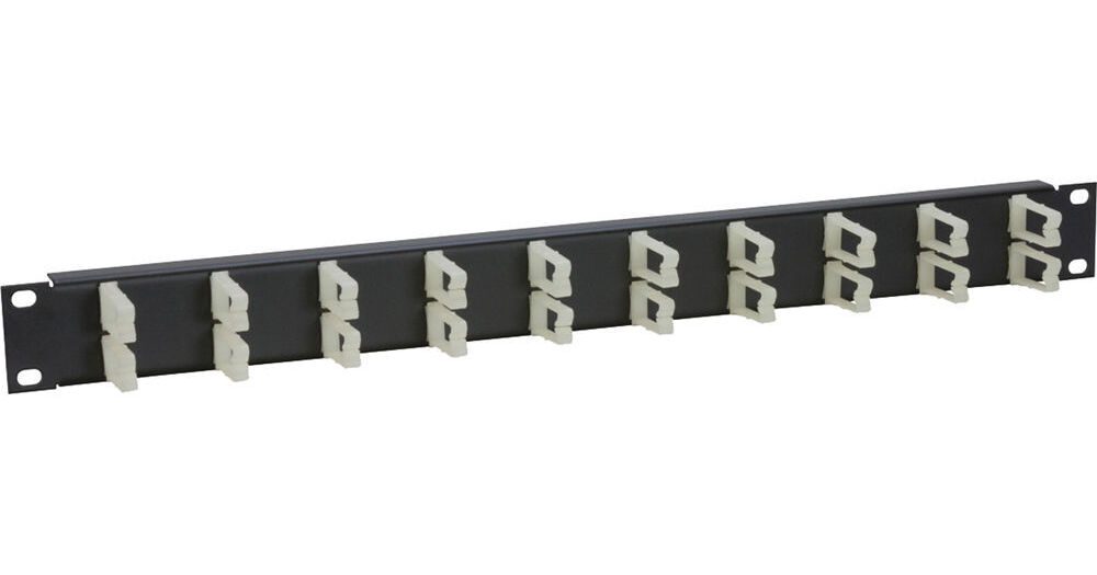 Lowell Manufacturing Cable Management Panel-1U, Plastic CMC-1HV