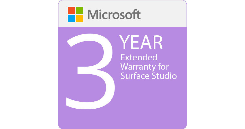 Microsoft 3Year Extended Warranty for Surface Studio A9W00081