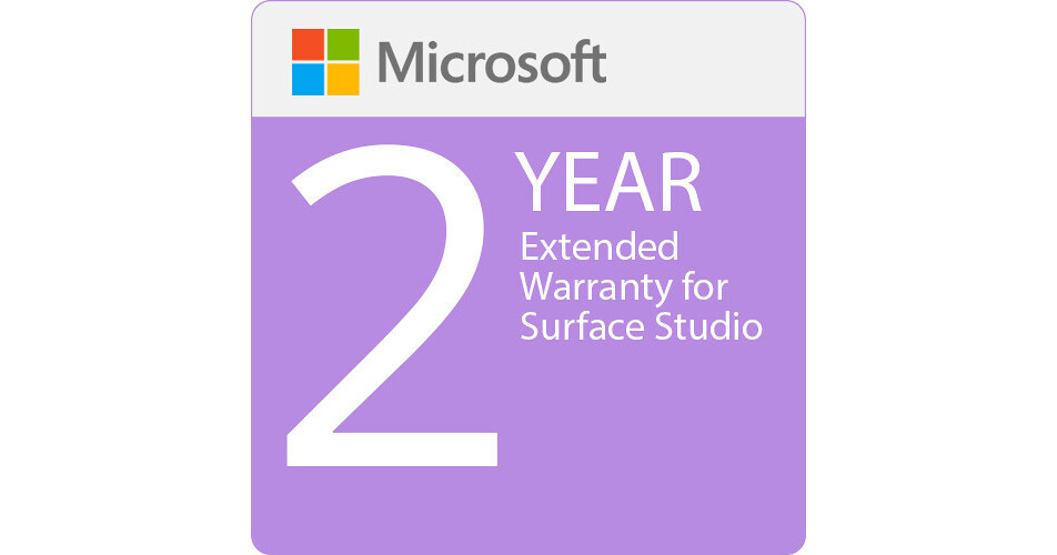Microsoft 2Year Extended Warranty for Surface Studio W4900009