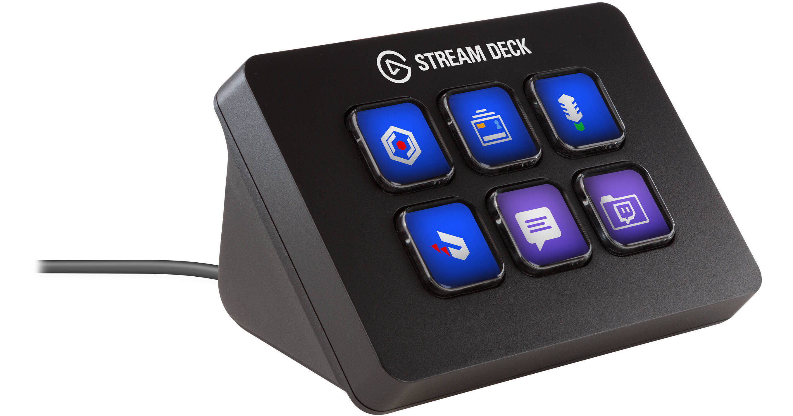 Elgato Stream Deck Mini Wired Membrane Keyboard - 10GAI9901 for sale online