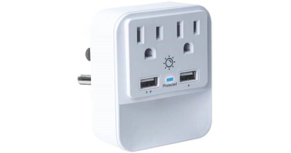 case logic wall charger with touch led night light