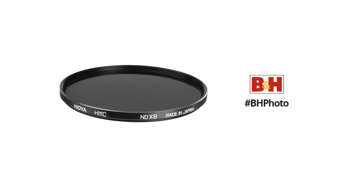 Hoya 82mm ND (NDX8) 0.9 Filter (3-Stop) A-82ND8X-GB B&H Photo