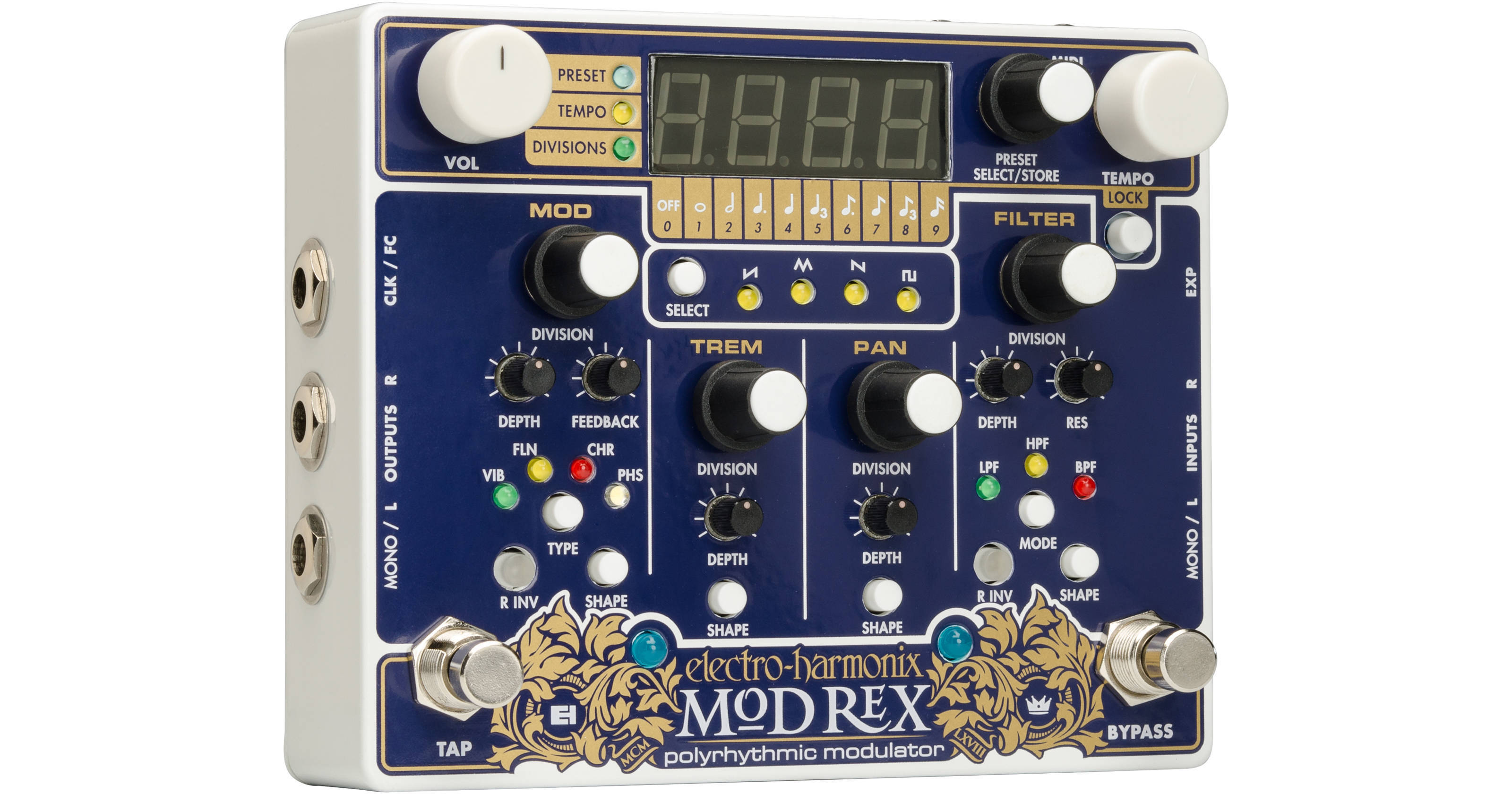 Electro-Harmonix Mod Rex Polyrhythmic Modulator Pedal