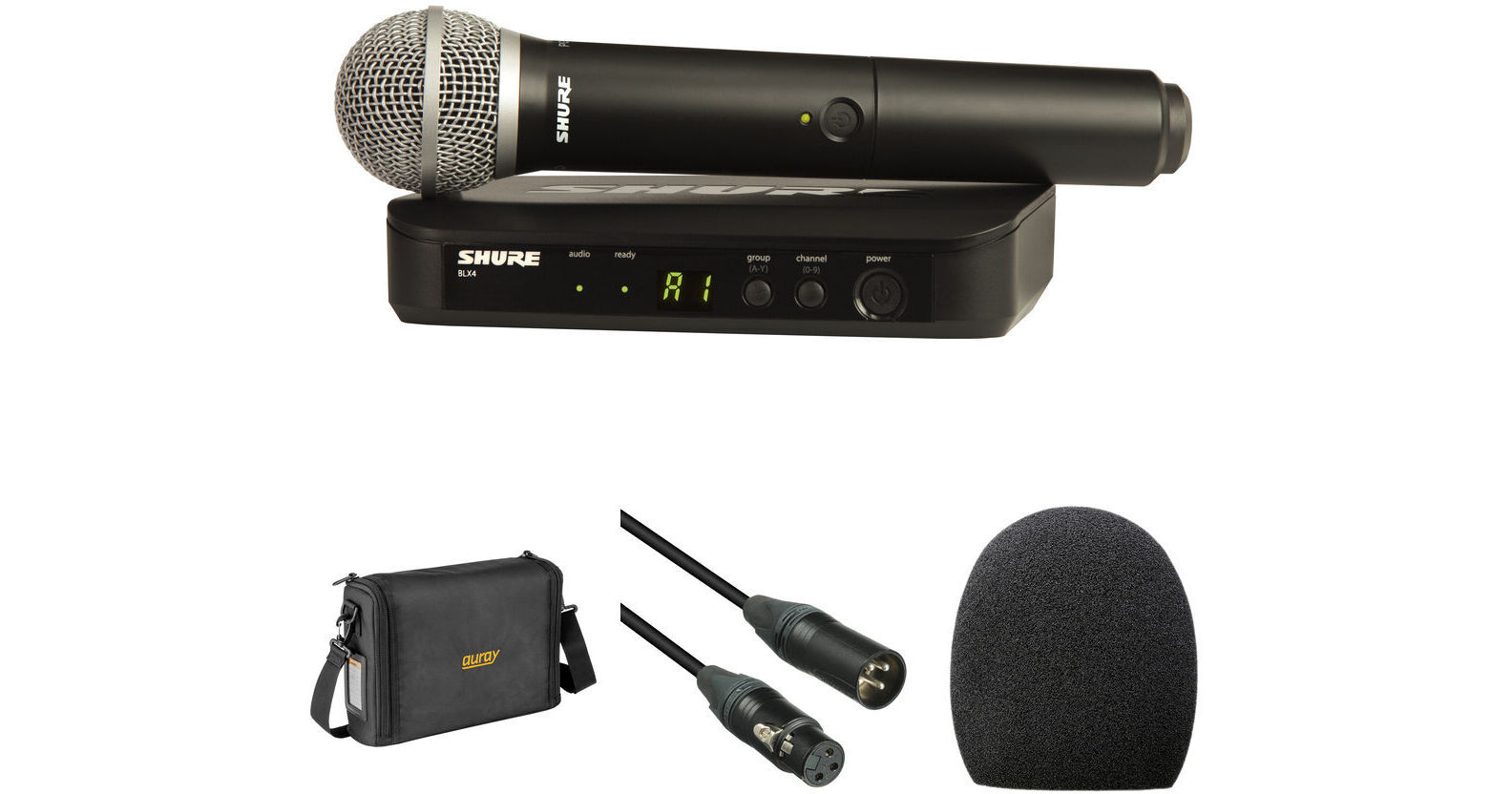 Shure BLX24/PG58 Wireless Handheld Microphone System with PG58