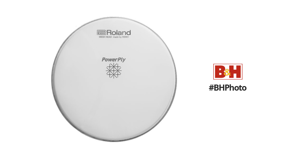 Roland PowerPly MH2 Series Mesh Bass Drum Head for V-Drum / Acoustic Drums  (22