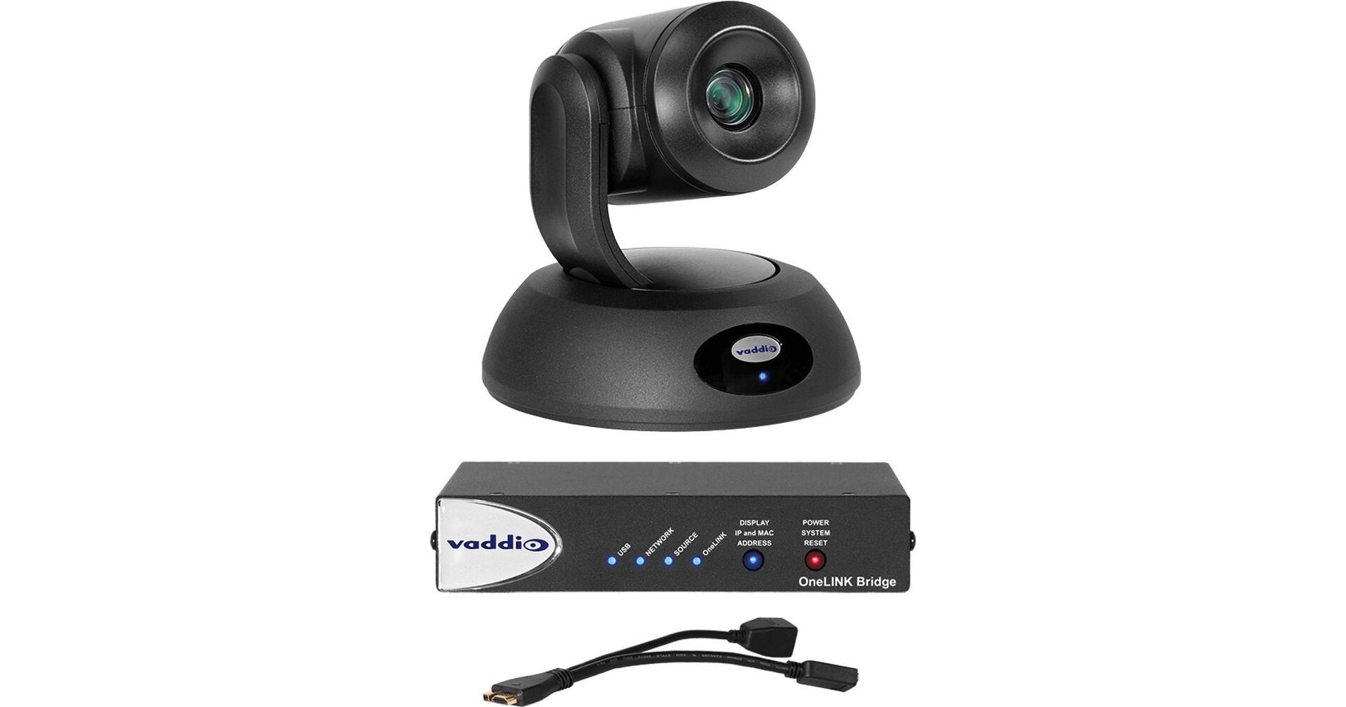 vaddio roboshot 12e hdbt onelink bridge system