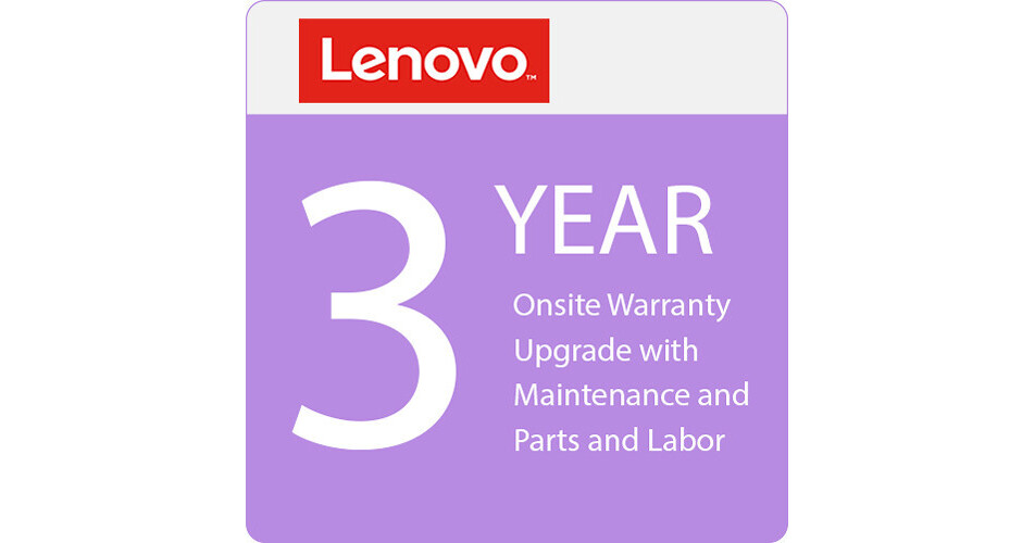 Lenovo 3Year OnSite Warranty Upgrade 5WS0L73472 B&H Photo Video