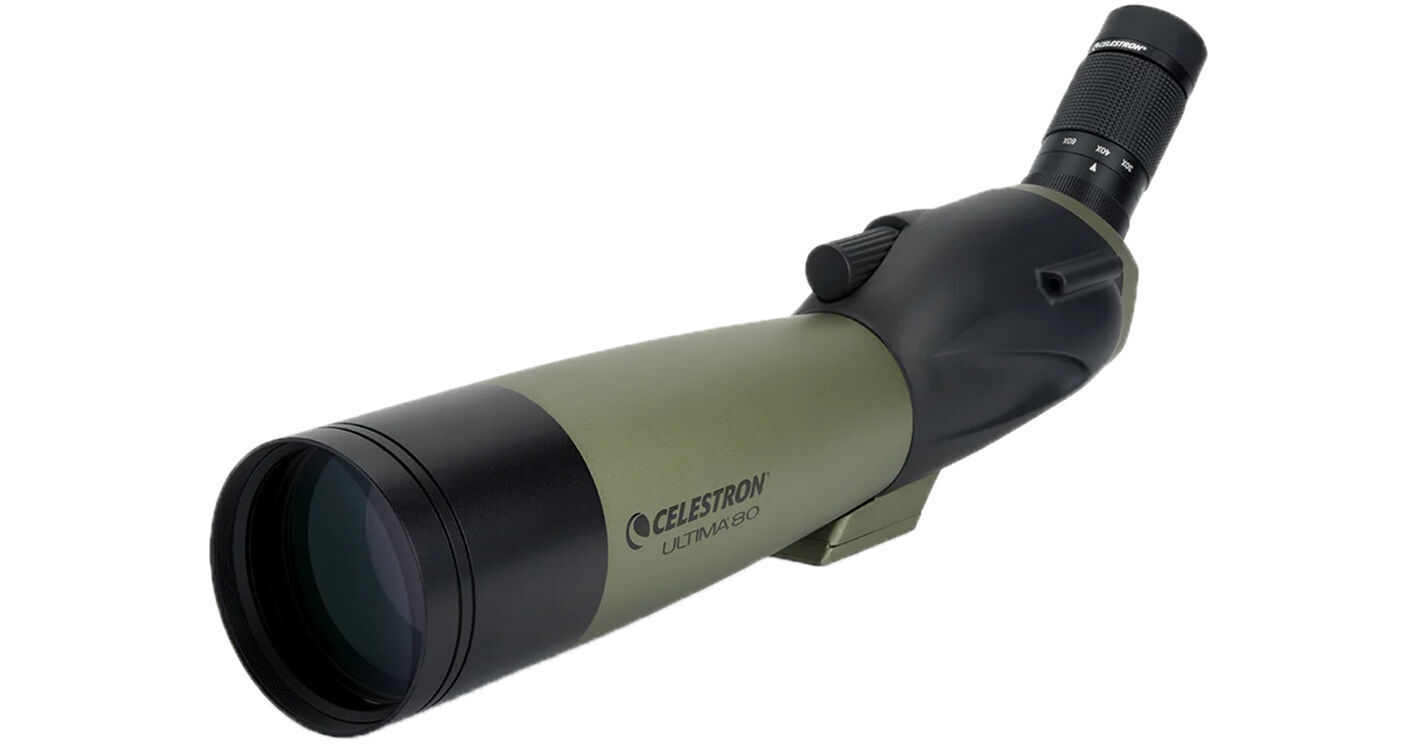 Celestron ultima 80 angled best sale spotting scope