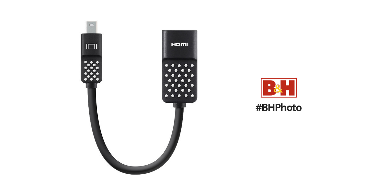Belkin Mini DisplayPort to HDMI Adapter F2CD079BT BH Photo Video