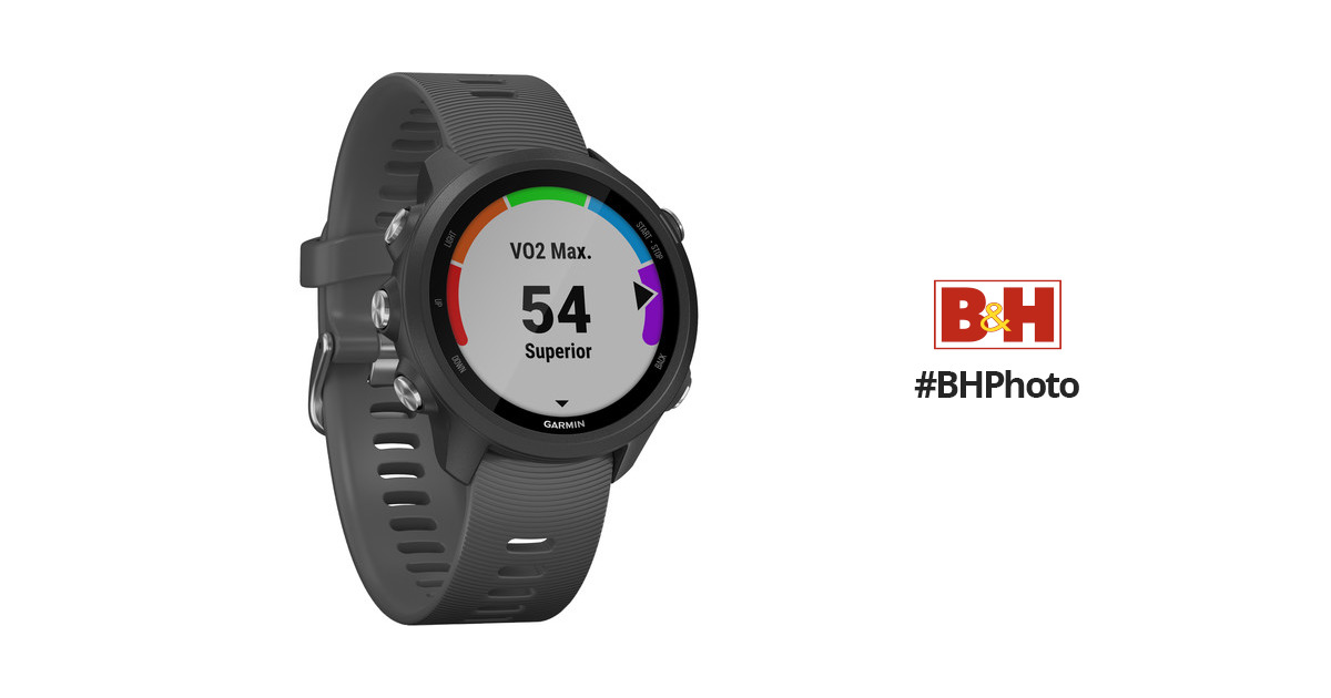 Forerunner® 245 GPS Running Smartwatch in Slate Gray 