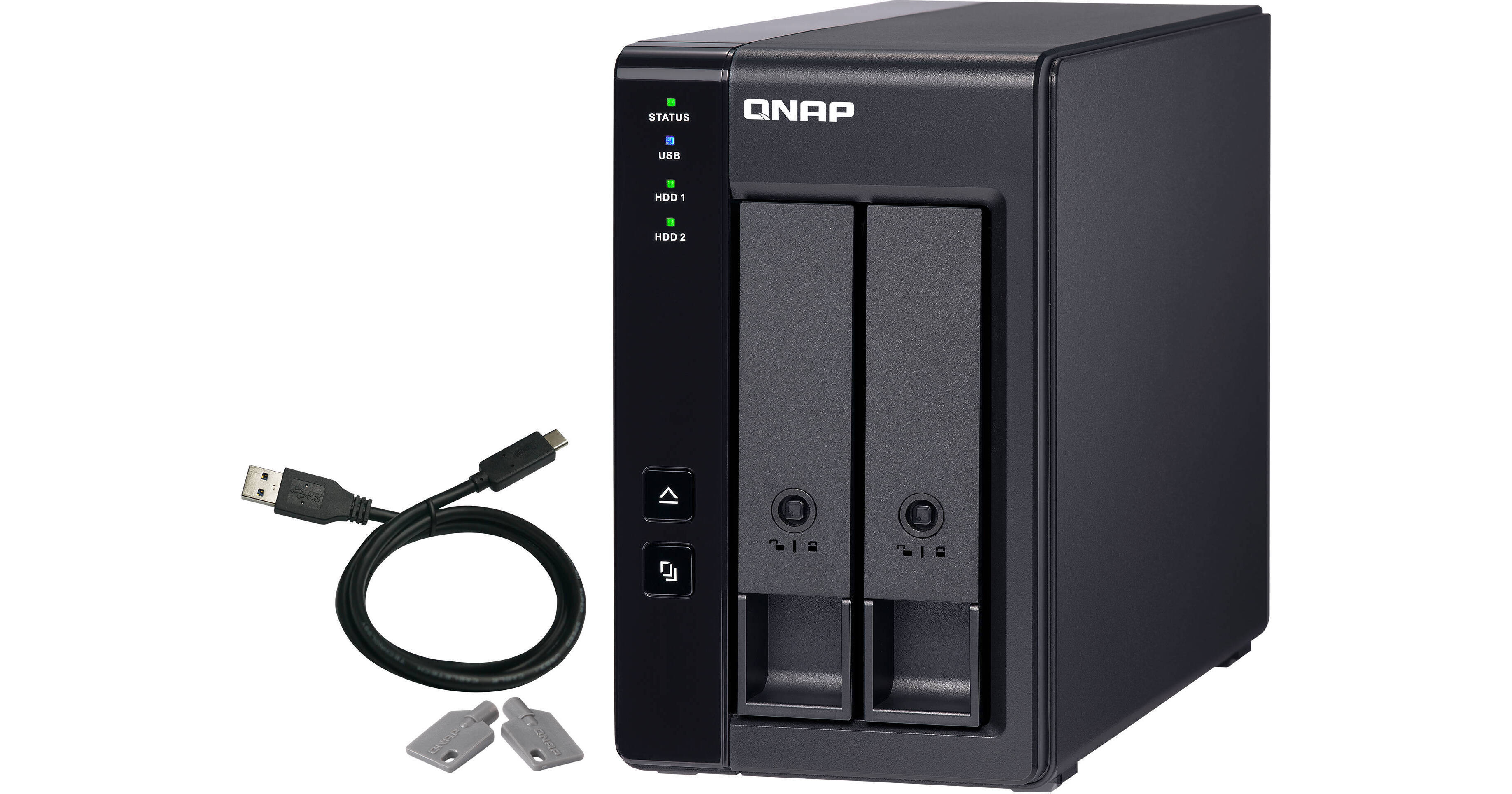 QNAP TR-002 2-Bay USB 3.1 GEN 2 RAID Expansion Enclosure