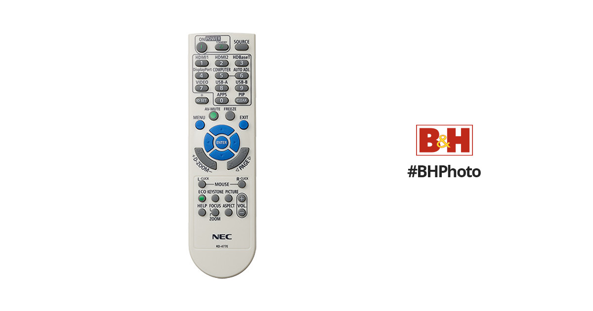 Compatible Replacement NEC 'NP' Series Projector Remote Control 