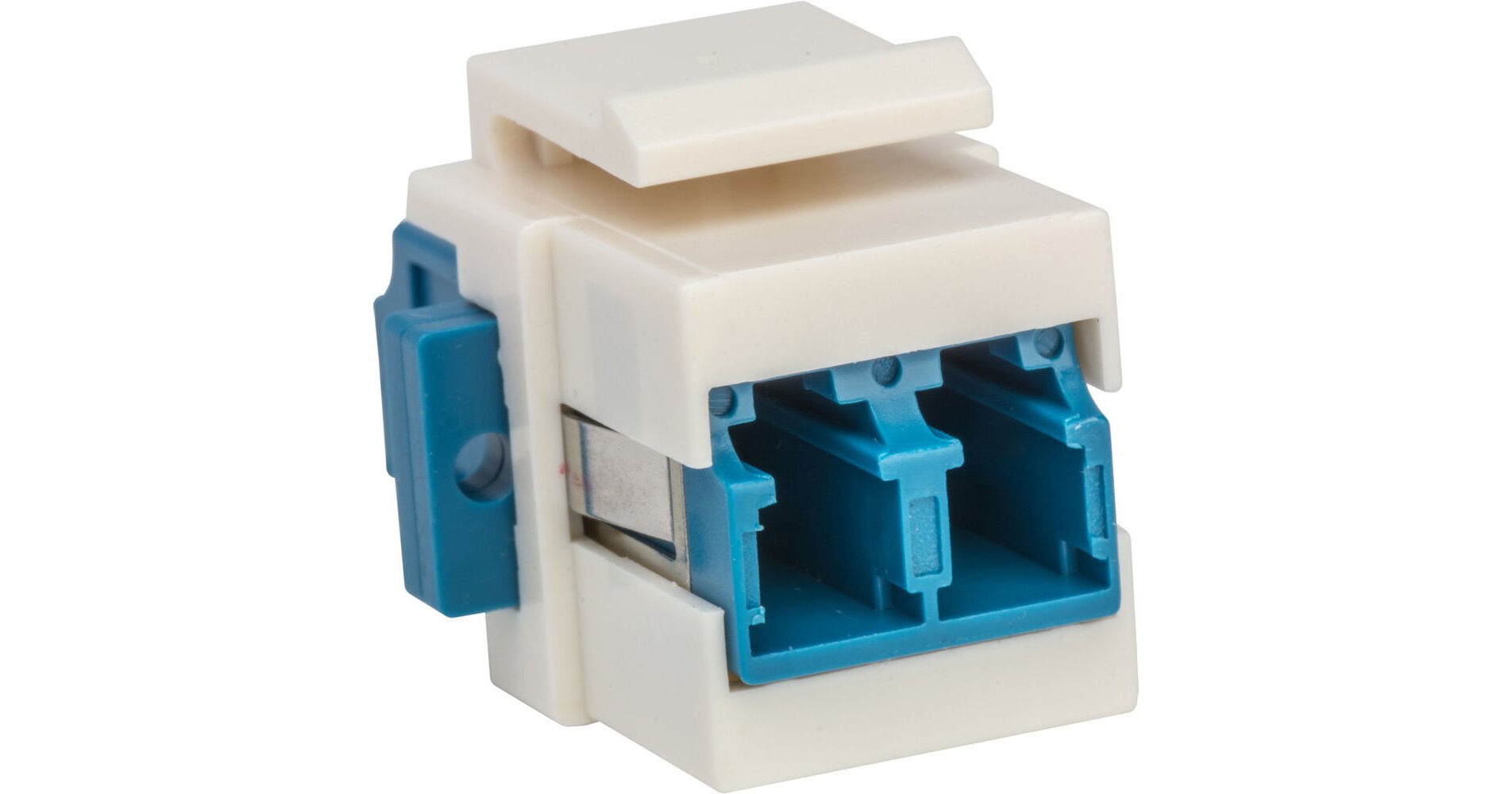 Camplex LC to LC Keystone Coupler (Blue & White) CMXKP3002 B&H