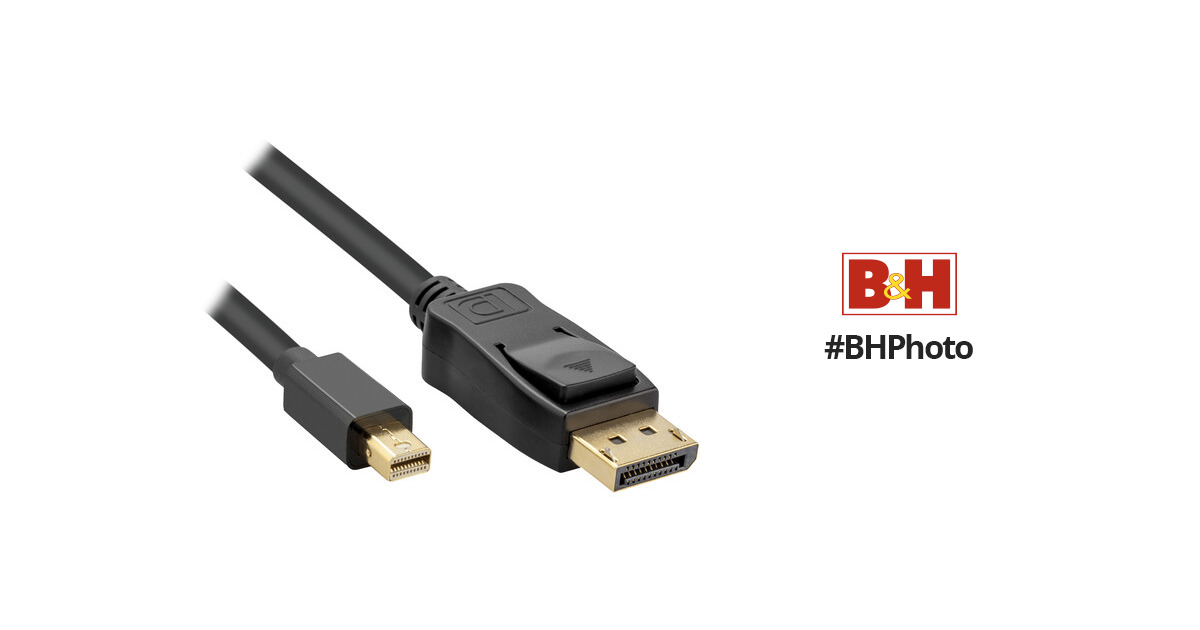 Pearstone Mini DisplayPort to DisplayPort 1.2a Cable DP-DM1215