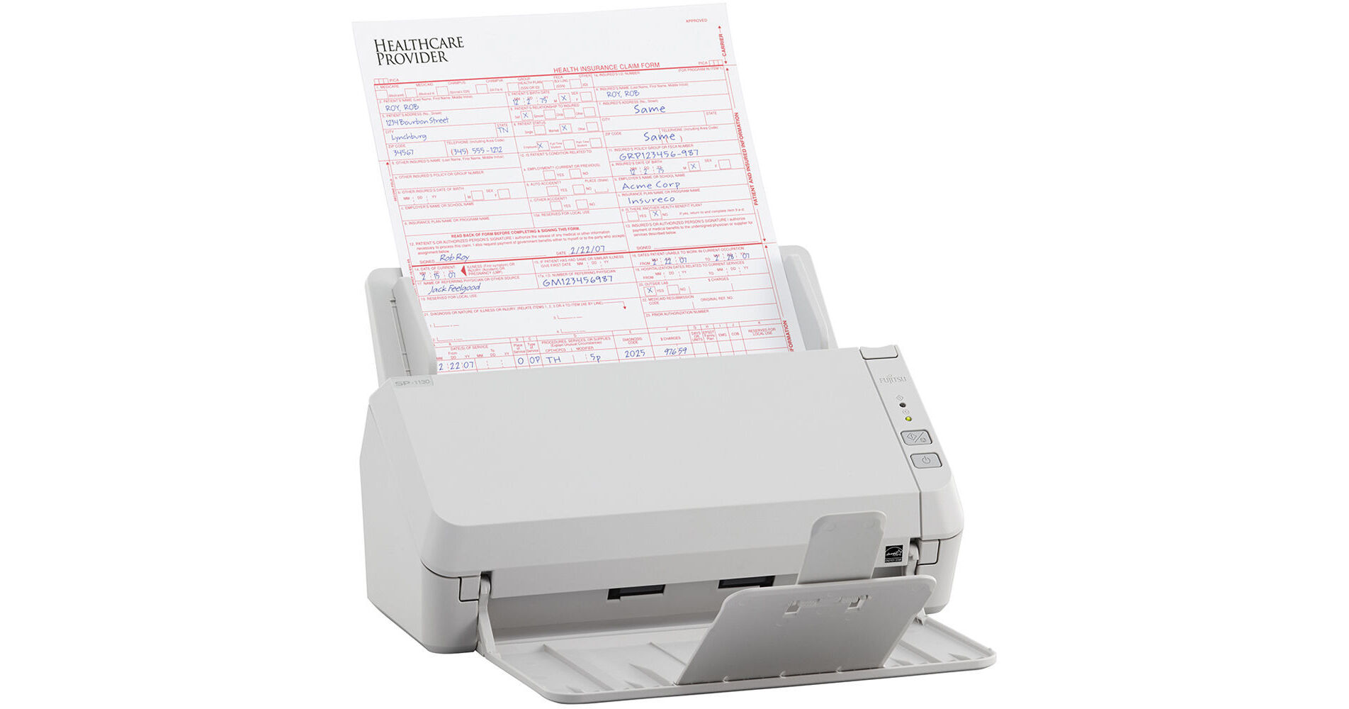 Fujitsu Ricoh SP1130 Document Scanner PA03708B022 B&H Photo