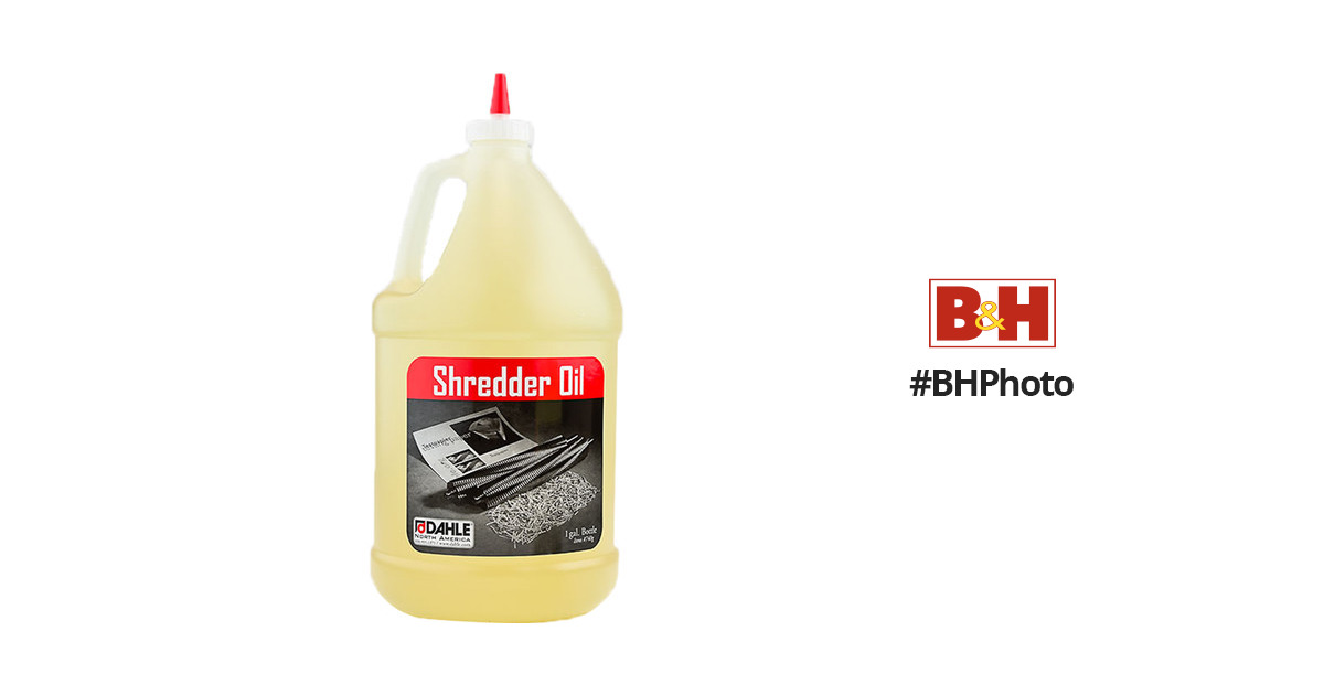Dahle 20722 Shredder Oil (4-Pack, 1-Gallon Bottles) 20722 B&H