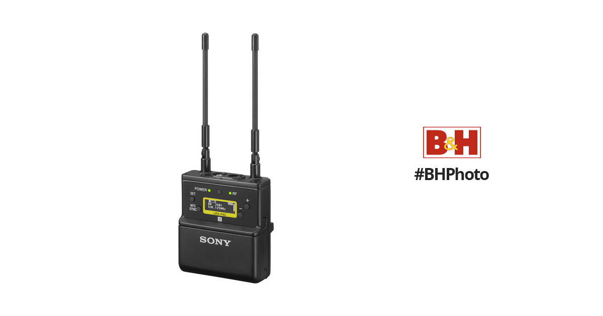 Sony URX-P40 Camera-Mount Wireless Receiver (UC14: 470 to 542 MHz)