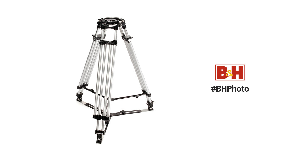 Proaim Heavy-Duty 150mm Tripod Legs with Mid and Ground Spreaders (Silver)