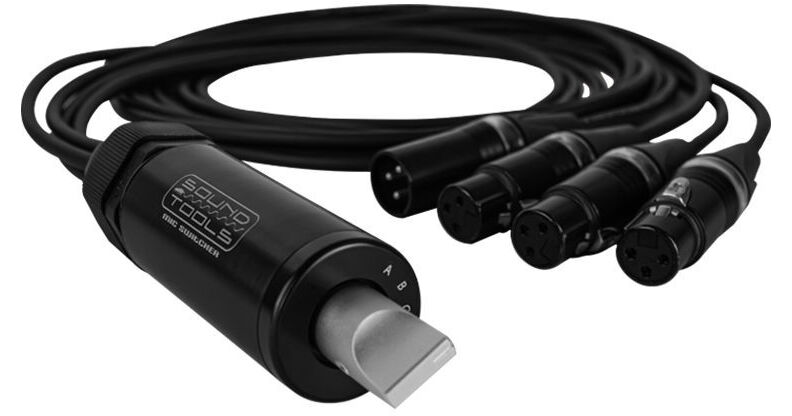 SoundTools Mic Switcher with 3In/1Out Microphone SWITCHER B&H
