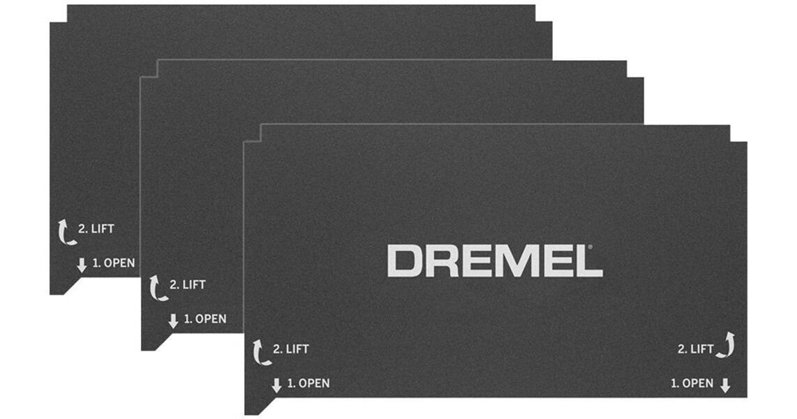 Dremel 3D FLEX Build Sheet for 3D40 FLEX 3D Printer BT40FLX01